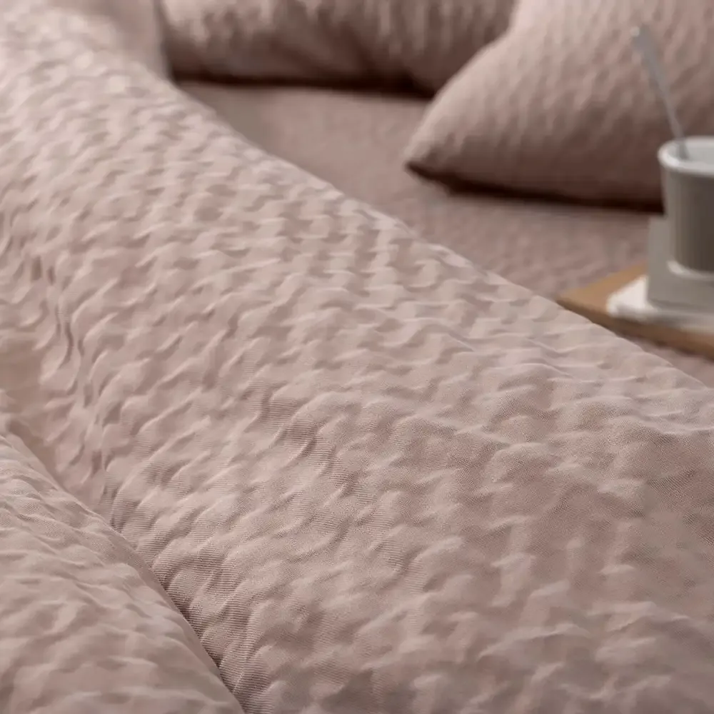 Centium Wave straufrí rúmföt í sand lit_1.webp