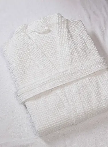 Ensím Waffle baðsloppar – Léttir, stílhreinir og notalegir