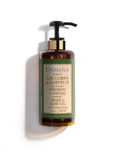 [F1010059] Damana Earth & Sun - Ecofill Skammtari fyrir hótelherbergi - Hár- & Líkamsgel