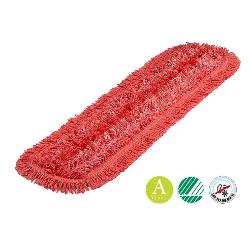 [MSD061RD] Duotex MicroWet Örtrefjamoppa Rauð - 47cm