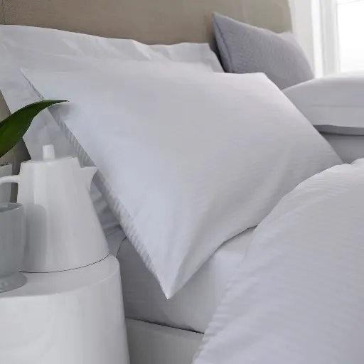 [ENSIM-DUVET-COVER-140x200-CAN] Ensím Rúmföt 140x200 cm - T300 80% bómull, 20% pólýester, 1 cm rönd,