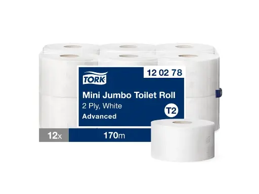 Tork 120278 Jumbo T2 Advanced – Hágæða klósettpappír fyrir umferðarmikil salerni